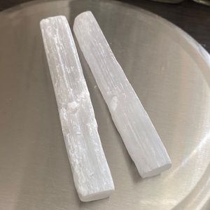 47. Raw Selenite Sticks 79 Grams